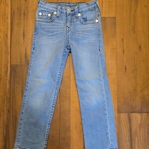True Religion Blue Straight-Leg Jeans